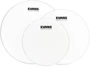 Evans G2 Coated 3-piece Tom Pack - 10/12/14 inch (2-pack) Bundle