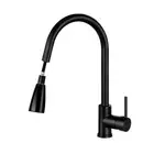 Kitchen Mixer Tap Pull Out 2 Mode Sink Faucet Basin Laundry Black Cefito