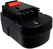 Vsdampj 3000mAh/14.4V Battery Compatible with Black & Decker GKC1817NH, GLC2500, HP122K, HP122KD, HP126F2B, HP126F2K, fit P/N: A12-XJ, A14, A144, A144EX, A14F, A1712, A1718, A18