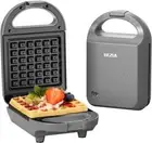 Mini Waffle Maker, Small Waffle Iron Machine Stuffed Non-Stick for Kinds,