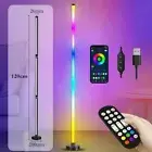 NEW RGB Floor Corner Lamp Light Stand Remote Control LED Streaming Pub Bar AUS