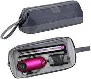 Travel Case Compatible with Dyson Airwrap & Curling Iron, Portable Hair Dryer Carrying Bag Waterproof Storage for Dyson Supersonic Styler Attachments Protection…