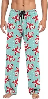[Generic] 12 Gift Casual Pants Pajama Pants With Drawstring And Pockets Parachute Pants for Men