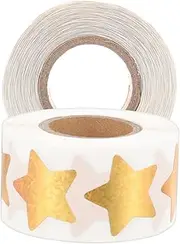 GETAJGHSD 2 Rolls Lovely Star Stickers of Self Adhesive Sparkly Shiny Stars Labels for Crafts Classroom Rewards and Parties for Teachers and Parents
