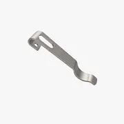 Flytanium Titanium Pocket Clip for Boker Kalashnikov Knives (Titanium Blasted)