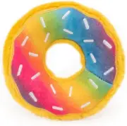 ZippyPaws Donut Rainbow NomNomz Dog Toy Plush Squeaker Toy 7" Zippy Paws 1 Pk