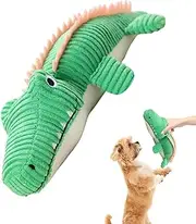 Plush Dog Toys - Dog Stuffed Animals Chew Toy | Cute Chew Stuffed Animal Crocodile Teething Bite Resistant Pet Supplies for Indoor & Boredom