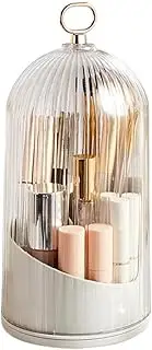 Makeup Table Storage Box Dust-proof Makeup Brush Bucket Shelf Shelf Plastic 360° T9H9 Beauty Organizer Rotating Lipstick