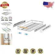 Heavy Duty Pull-Out Cabinet Organizer - Adjustable Sliding Storage Shelves
