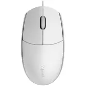 Rapoo N100WHITE N100 Wired Mouse - White USB - Optical Mouse -1600 DPI -