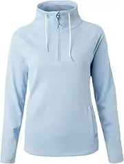 [HORZE] Ira Womens Technical Half Zip Sweatshirt with High Neck