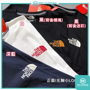 DOT聚點 The North Face TNF 短T 大方塊 大方框 北臉 綠迷彩 黑 白紅 黑橘 短袖 熱銷款