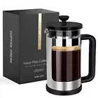 RAINBEAN French Press Coffee Maker 12 Oz, Mini Coffee Press 1 Cup, Single Ser...