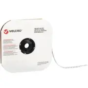 Velcro Tape, Individual Dots, Hook, 3/4", White, 1028/Case