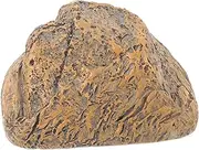 SHINEOFI Simulation Stone Key Hider Outdoor Key Storage Box with Hidden Compartment Decorative Rock Design for Garden Courtyard for Concealing and Items