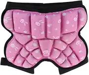 3D Padded Hip Pad Short Children Butt Pad EVA Shorts , Pink