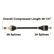 Tytaneum Heavy Duty Complete Axle #CAN-6078HD Can-Am Defender HD5 2018-2021
