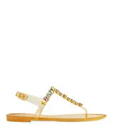 JAIDE GEM JELLY FLAT in GOLD for Women