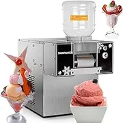 Commercial Snowflake Ice Machine,60Kg/24 Hours Speed Adjustable Ice Shaver Machine,360W Smart Snow Cone Maker,Ice Cream Equipment Dessert Shop Equipment,for Bar Counter Cocktails/Milk