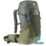 【德國 DEUTER】FUTURA PRO透氣網架背包 40L『墨綠/卡其』3401321