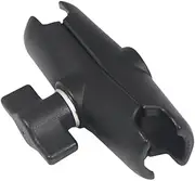 Aluminum Alloy Double Socket Arm for 25mm/1'' Ball Head Holder Mount Clamp Compatible with RAM Bicycle Motorcycle Camera Extension Arm