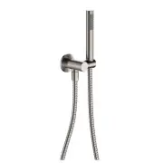 Isabella Hand Shower, Round Plate, Brushed Nickel