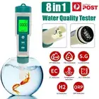 8 In 1 Digital PH Meter TDS Tester Pen Hydroponic Pool Spa Water Monitor Kit AU