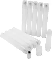 VICASKY 10pcs Refillable Roller Bottles for Essential Oils and Perfumes Durable Metal Roller Ball Containers Travel Friendly Design Leak Storage for Oils and Fragrances