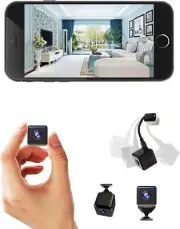 Mini Spy Camera 1080P Hidden Camera Portable Small HD Nanny Cam Night Vision