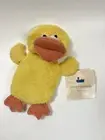 Pottery Barn Kids Duck Bath Mitt Wash Cloth New Puppet PBK Yellow Orange