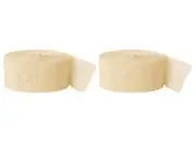 Creme Crepe Paper Streamer 81 ft