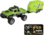 Generic Mini Off-Road Climbing Car 2.4Ghz Remote Control All Terrain Off-Road Truck Toy USB-C Rechargeable Adjustable Speed/Steering Children Toy Gift