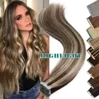 CLEARANCE Tape In Russian Hair Extensions Skin Wefts On Real Remy Human Hair 26"