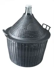 Demijohn 34L in Basket
