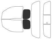 Rvinyl Window Tint Kit Fits Fits Nissan Frontier 2022-2024 (2 Door)