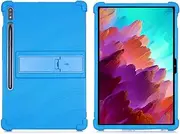 Generic TPU Cover for Samsung Galaxy Tab A8, Black Flexible Silicone Slim fit Soft Shell Cute Back Case Bumper Rubber Protective Case (10,5") - Blue