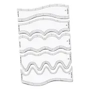 5x Quilting Rulers for Sewing Machine DIY Patchwork Tools