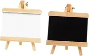 Totority Mini Blackboard Boys and Girls Drawing Board 2pcs Writing Supply Paint Board