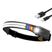 1200mAh Rechargeable Headlamp Flash Light, Led Sensor Headlamp Night7320
