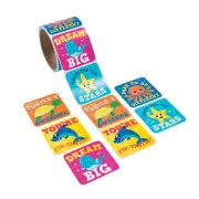 Under The Sea Jumbo Roll Stickers, Stationery, 100 Pieces