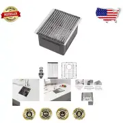 Functional 13x15 Inch Undermount Bar Prep Sink with R10 Corners & Drain Kit