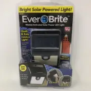 As Seen On TV Ever Brite Motion Activated Solar Power LED Light Outdoor New