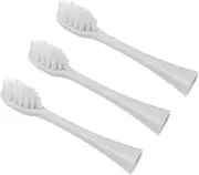 Healeved Brush Replacement Parts 3pcs Electric Toothbrush Replacement Head Soft Bristles for Oral Care Needs