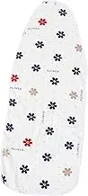 MOLUCKFU Ironing Board Cover Decorative Cotton Protector with Fade Resistant Colors Generously Sized for Boards Stylish Floral Design for Easy Maintenance