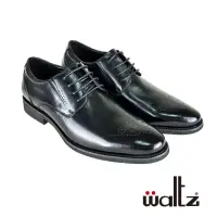 在飛比找momo購物網優惠-【Waltz】職人巧思 經典雕花 側V綁帶 紳士鞋皮鞋(4W