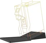 CAFEMASY Incline Stand with Tray Compatible with Eureka Mignon Grinder Durable Tilted Base and Drip Tray Espresso Grinder Accessories Parts, CMEMST-001