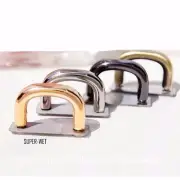 4 pcs Bag Arch Bridge Side Hook D Ring Repair Hardware Clasp Strapping DIY