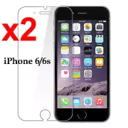 x2 Anti-scratch 4H PET soft film screen protector for Apple iphone 6 6s front
