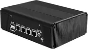 HUNSN Micro Firewall Appliance, Mini PC, OPNsense, VPN, Router PC, AMD Ryzen 7 7840HS, RJ11f, 4 x 2.5GbE I226-V, Type-C USB4, Type-C 10G, TF, Console, HDMI, DP, 32G RAM, 256G SSD