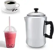 3L Aluminum Coffee Pot,Teapot Percolator Teapot Stove,With Lid Stainless Steel Kettle Teapot,Tea Kettles